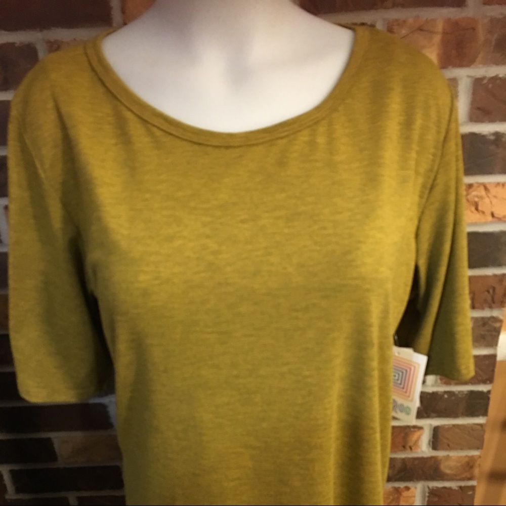 LuLaRoe NWT GiGi 2XL Mustard Yellow